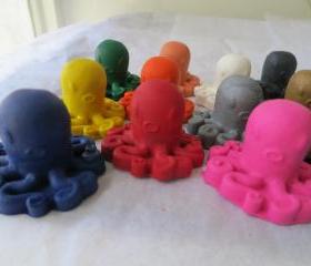 Large Octopus Crayon Set of 28
