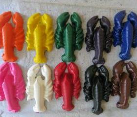Large Lobsters Crayon Set of 28