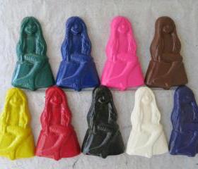 Large Mermaid Crayon Set of 28