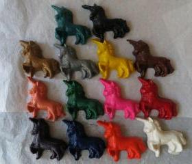 Unicorn Horse Crayon Set of 28