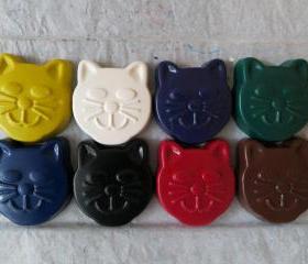 Large Cat Crayon Set of 14