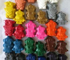 Robot Crayons Set of 56