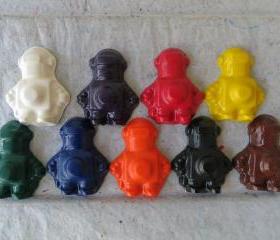 Retro Robot Crayon Set of 28