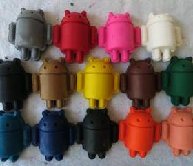 Robot Android Crayon Set of 14