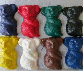 Large Koala Bear Crayon set of 12