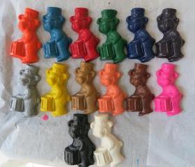 Large Bear and Drum Crayon Set of 28