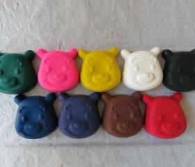 Giant Honey Bear Crayon Set of 14