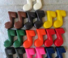 Music Note Crayon Set of 56