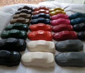 Sports Car Race Car Crayon Set of 28