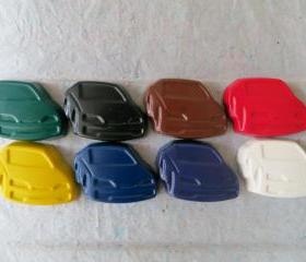 Large Race Car Crayon Set of 14