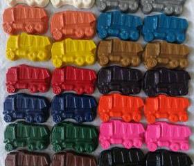 Dump Truck Construction Crayon Set of 56