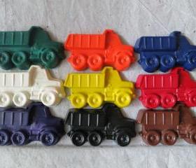 Large Dump Truck Toy Crayon Set of 28