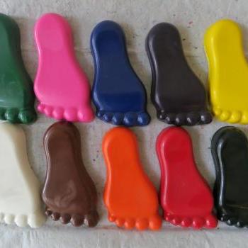 Large Big Foot Crayon Set of 14