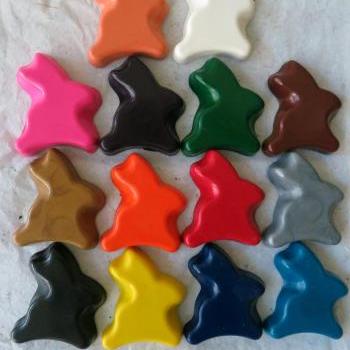 Large Bunny Rabbit Crayon Set of 14